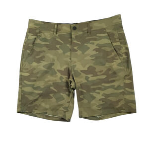 George Shorts Mens 36 Hybrid Baggy Camo Ripstop Performance Gorpcore Y2K Stretch